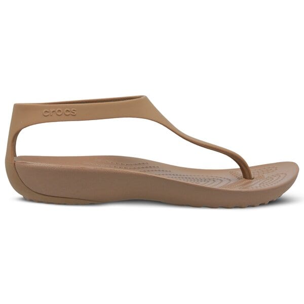 Damskie sandały CROCS SERENA FLIP 205468860 kolor brązowy