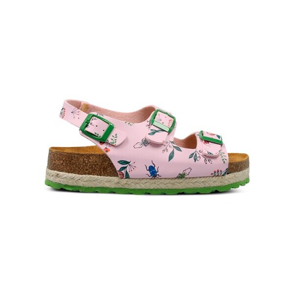 Dziecięce sandały / klapki PAEZ BIO FLOWER BUGS NUDE 1832752k07512 kolor różowy