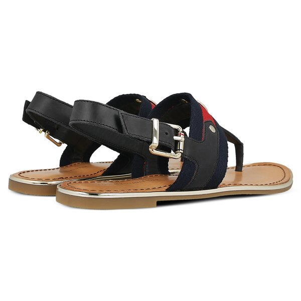 Damskie sandały TOMMY HILFIGER J1285ULIA 65C fw0fw00261403 kolor granatowy
