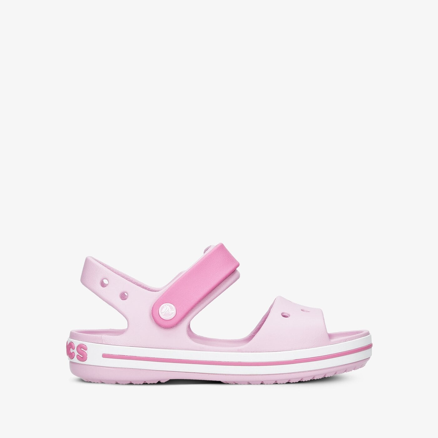 Dziecięce sandały / klapki CROCS CROCBAND SANDAL KIDS 128566gdk kolor różowy