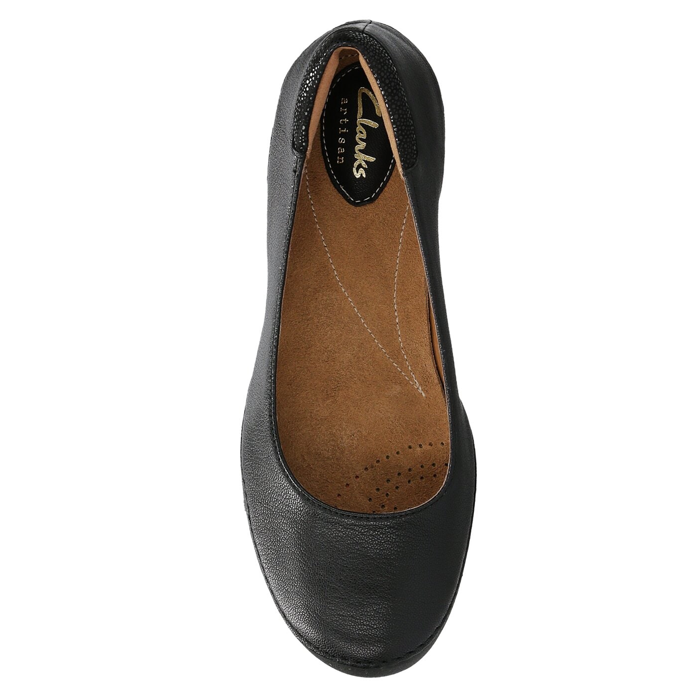 Damskie baleriny (buty) CLARKS AUTUMN SUN 26123769 kolor czarny