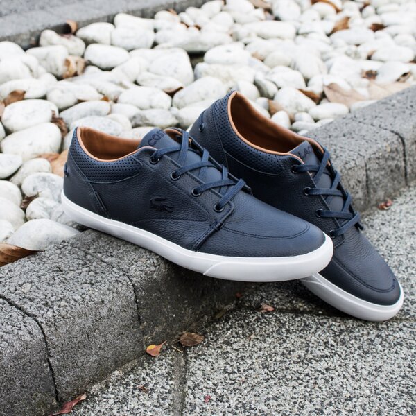 Męskie trampki LACOSTE BAYLISS VULC PRM  730spm0035db4 kolor granatowy