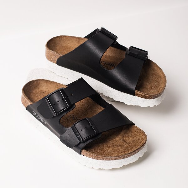 Damskie klapki BIRKENSTOCK PAPILLIO ARIZONA 1009056 kolor czarny