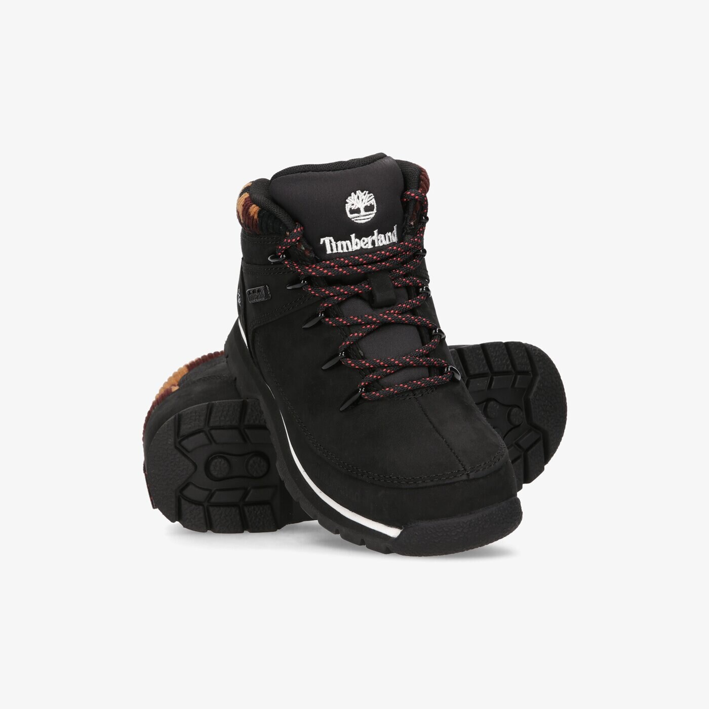 Dziecięce buty outdoor / trekkingowe TIMBERLAND EURO SPRINT  tb0a2kvx0011 kolor czarny