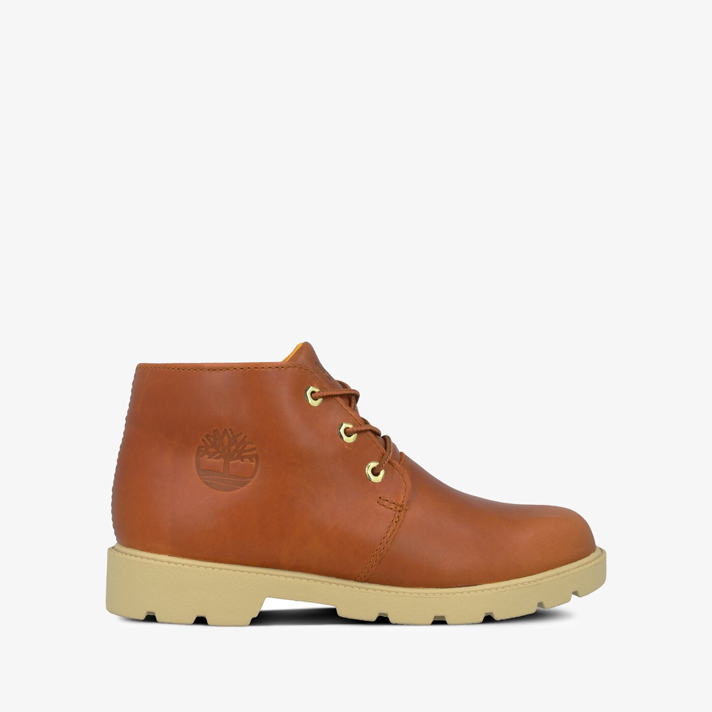 Dziecięce buty za kostkę TIMBERLAND TBL 1973 NEWMAN CHUKKA WP tb0a2bjd8141 kolor pomarańczowy