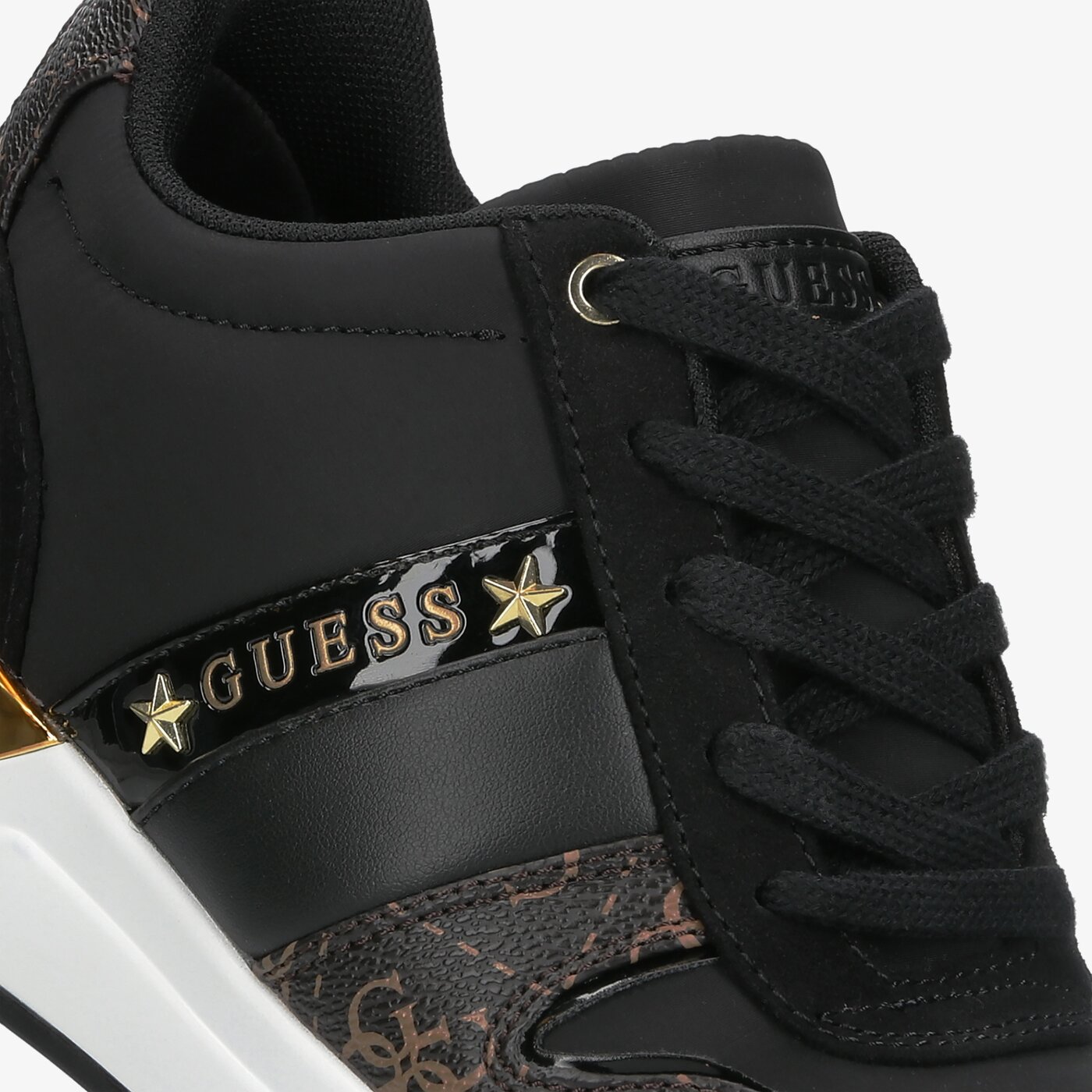 Damskie sneakersy (buty) GUESS RAVYN 2 fl7ra2 fal12black kolor czarny