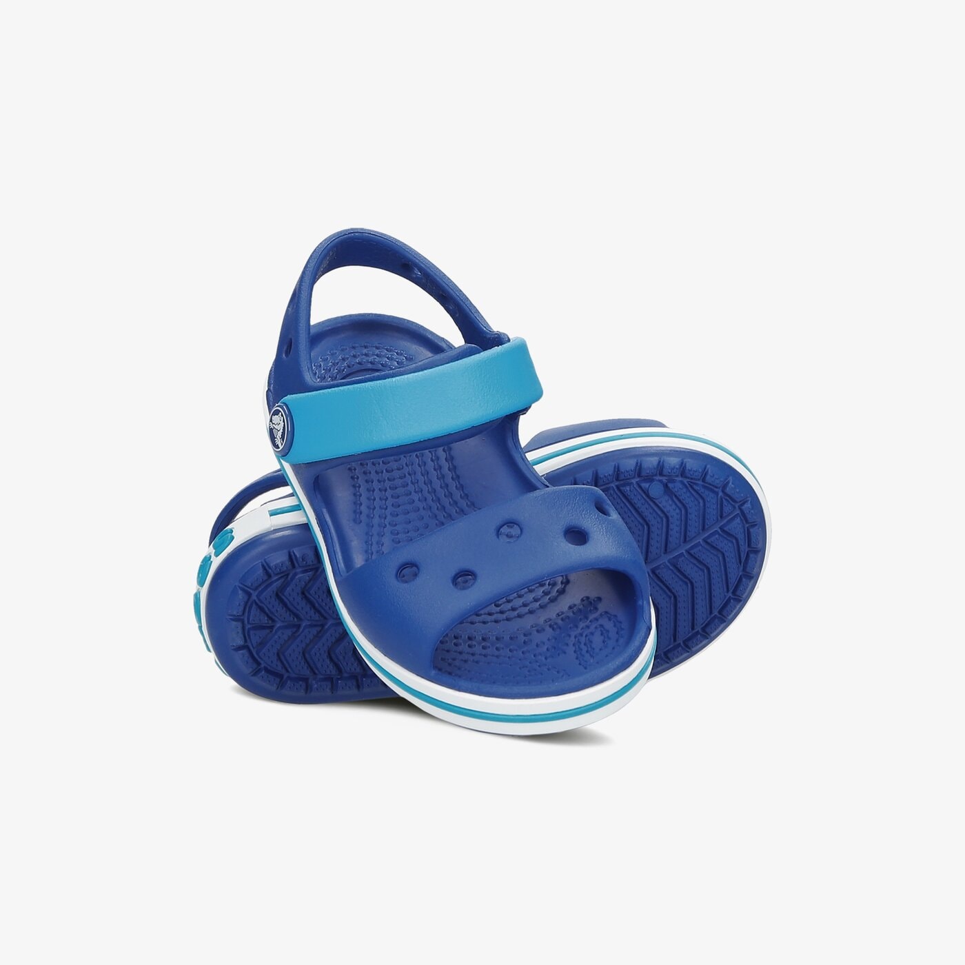 Dziecięce sandały / klapki CROCS CROCBAND SANDAL KIDS 128564bxi kolor granatowy