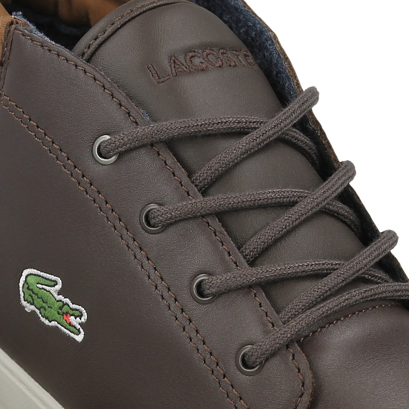 Męskie trampki LACOSTE AMPTHILL TERRA 317 1 734cam0002176 kolor brązowy