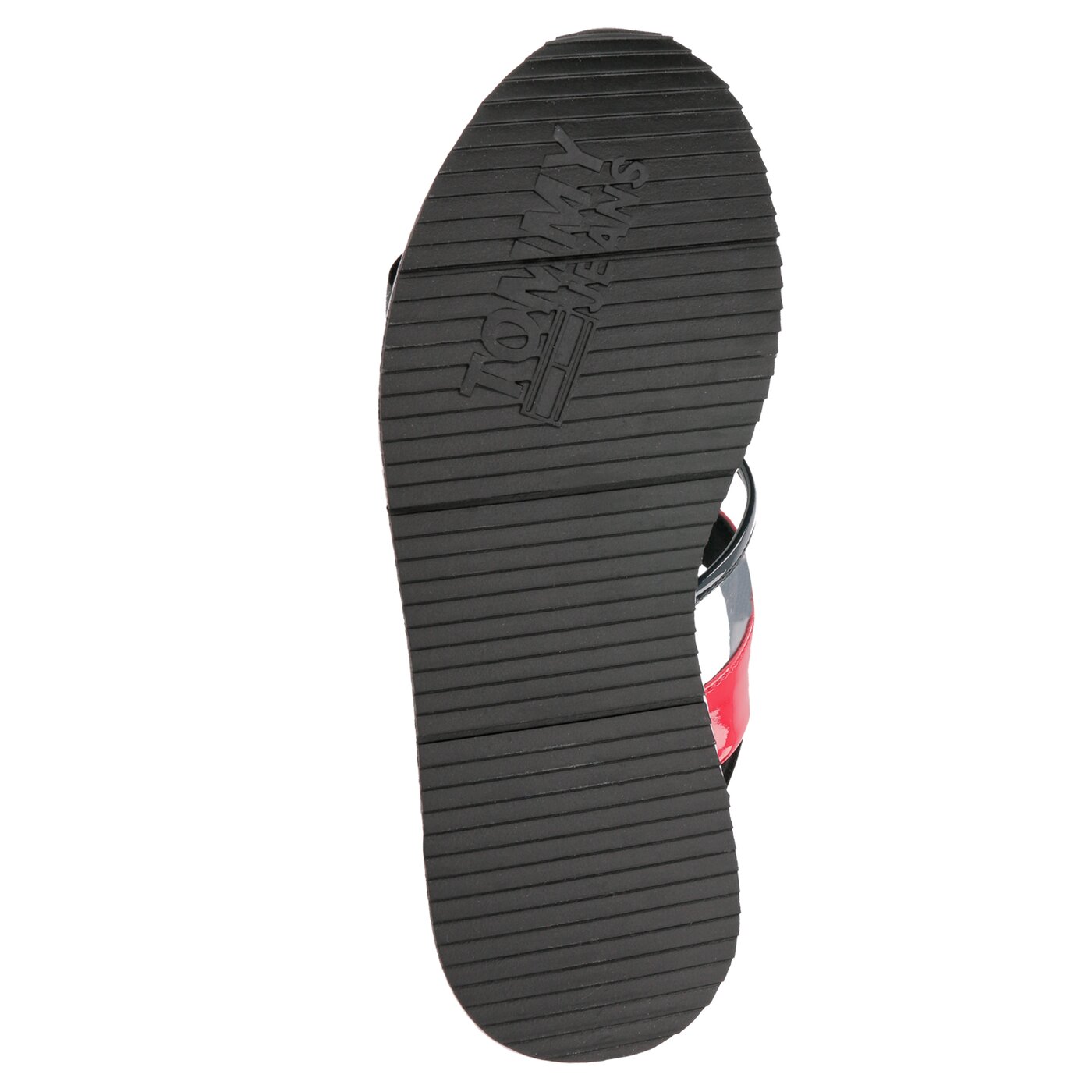 Damskie sandały TOMMY HILFIGER ONIKA 4C TRANSPARENT RWB HYBRID SANDAL #en0en00443020# kolor granatowy