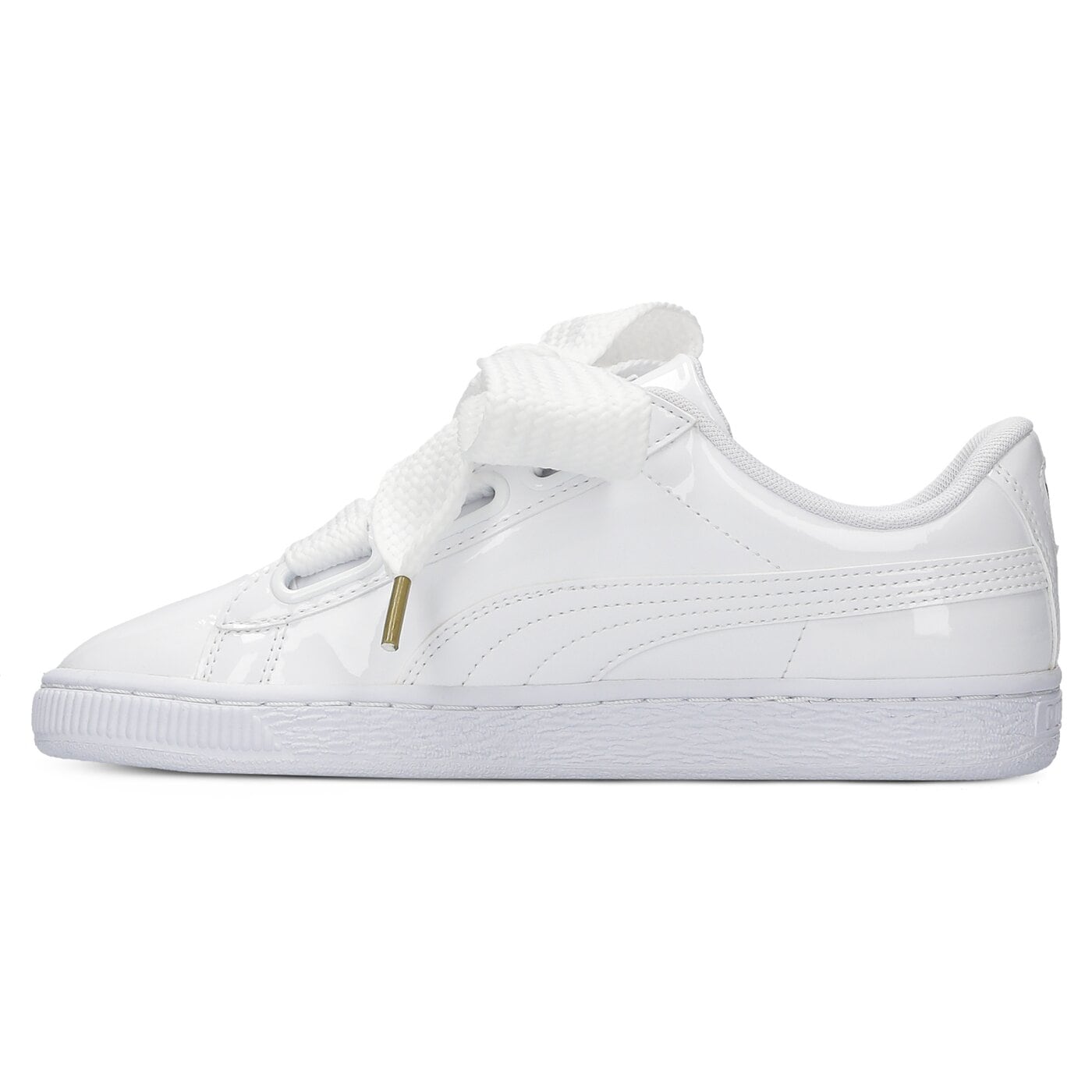Damskie sneakersy (buty) PUMA BASKET HEART PATENT WN'S 36307302 kolor biały
