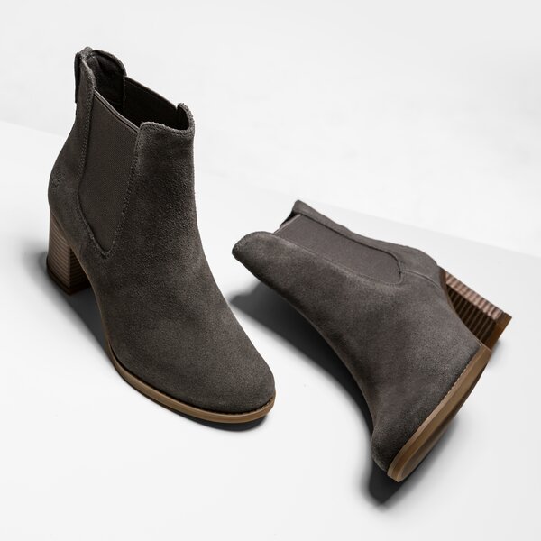 Damskie botki / sztyblety TIMBERLAND ATLANTIC HEIGHTS a19xs kolor szary