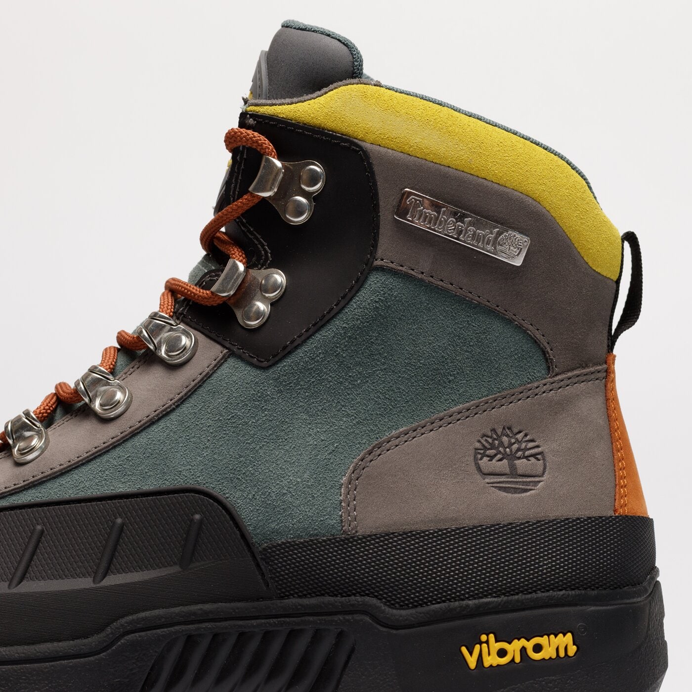 Męskie buty outdoor (trekkingowe) TIMBERLAND VIBRAM EURO HIKER WP tb0a2kjp0331 kolor szary