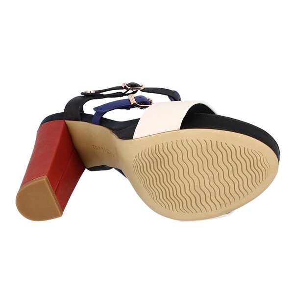 Damskie sandały TOMMY HILFIGER ASHLEY 6  fw56815381121 kolor czarny