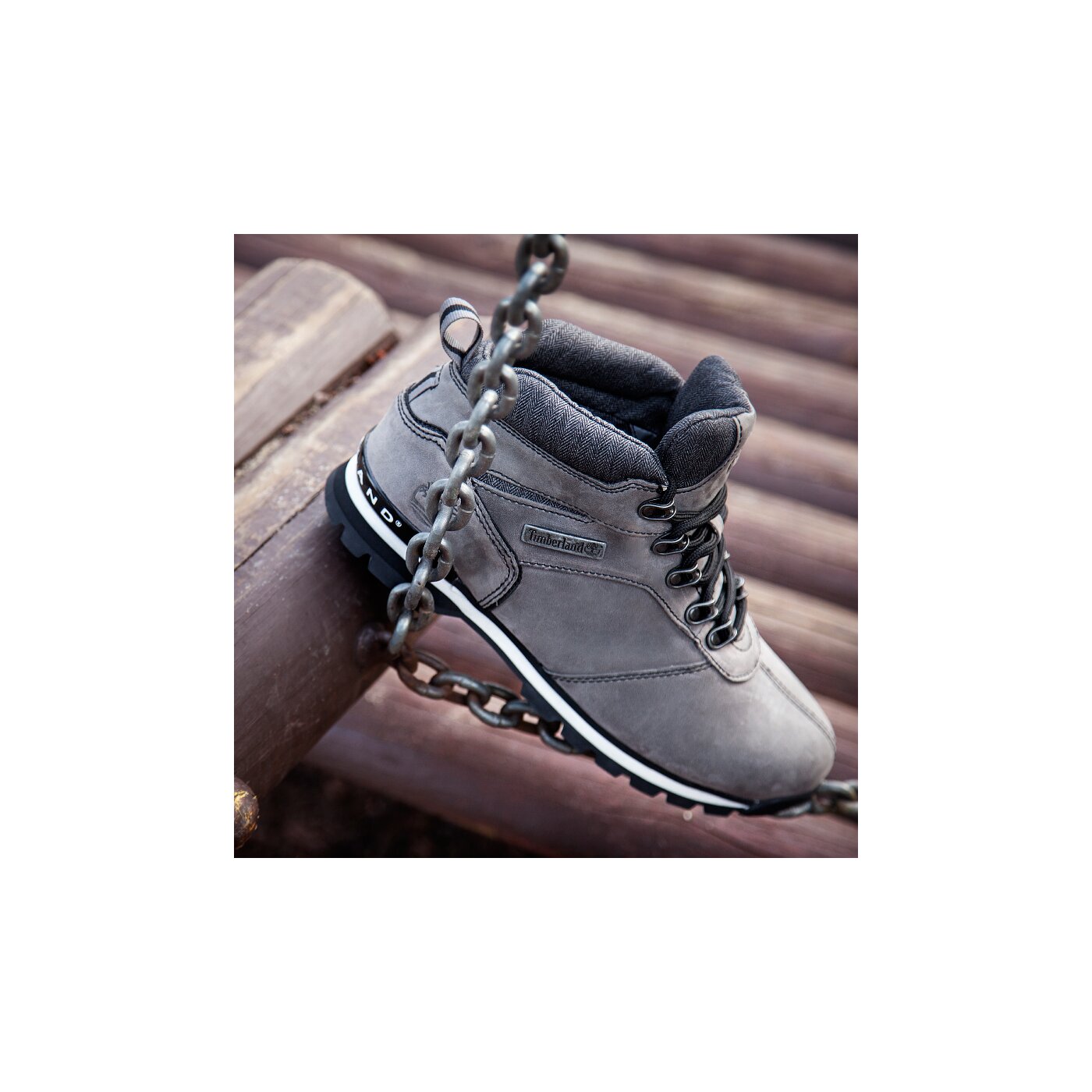 Męskie buty outdoor (trekkingowe) TIMBERLAND EURO HIKER FTB 6700a kolor szary