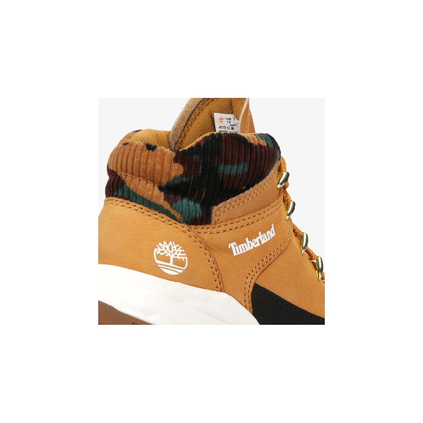 Dziecięce buty outdoor / trekkingowe TIMBERLAND BROOKLYN EURO SPRINT tb0a2guu2311 kolor żółty