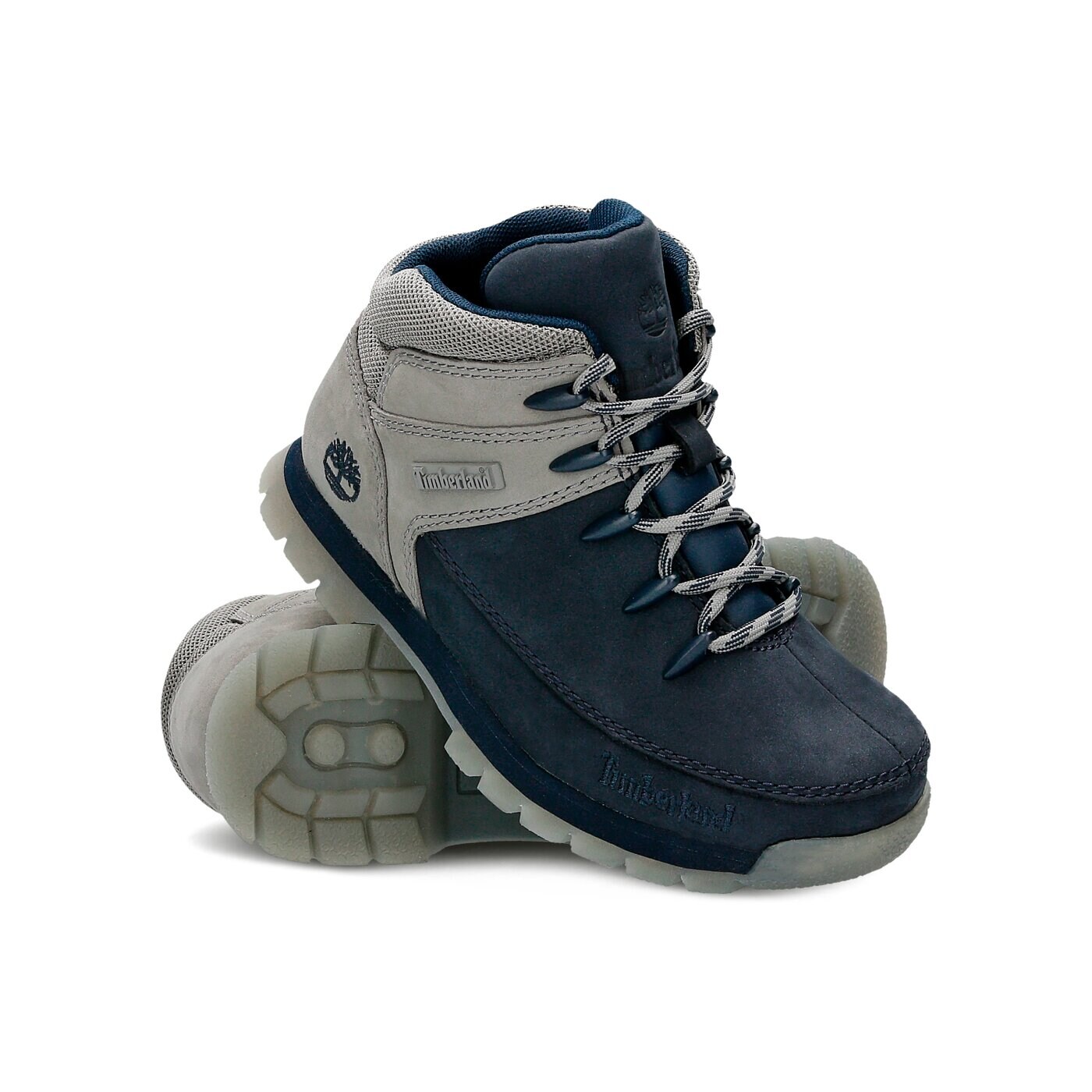 Dziecięce buty outdoor / trekkingowe TIMBERLAND EURO SPRINT  a1i4w kolor granatowy