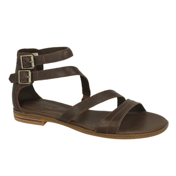 Damskie sandały TIMBERLAND EK DARIEN ANKLE STRAP 8933r kolor brązowy