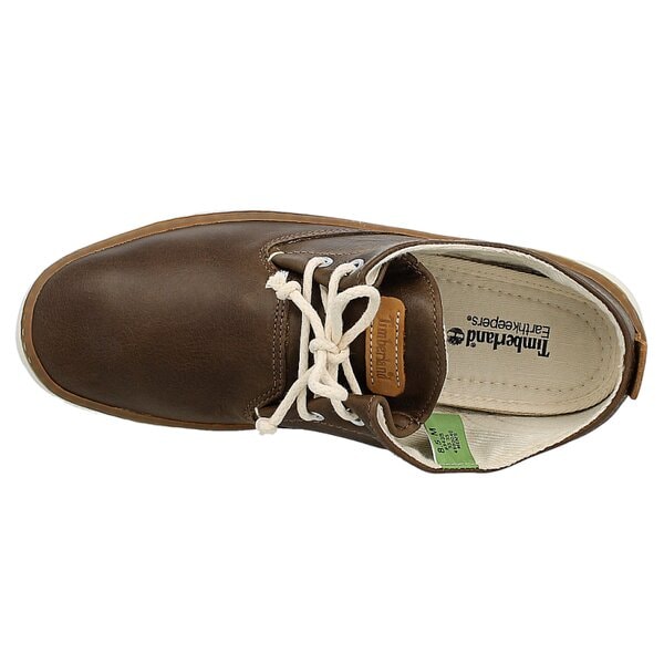 Męskie trampki TIMBERLAND EK HANDCRAFTED LEATHER OXFORD LEATHER OX 9343b kolor brązowy