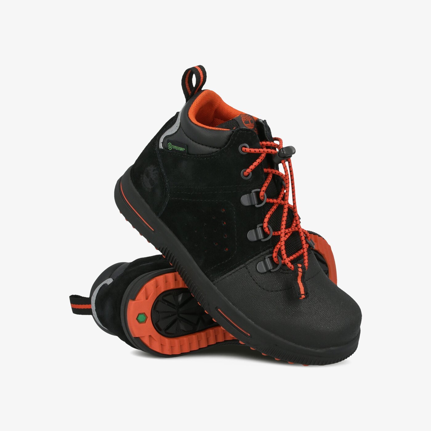 Dziecięce buty outdoor / trekkingowe TIMBERLAND CITY STOMPER MID WP tb0a1zr40151 kolor czarny