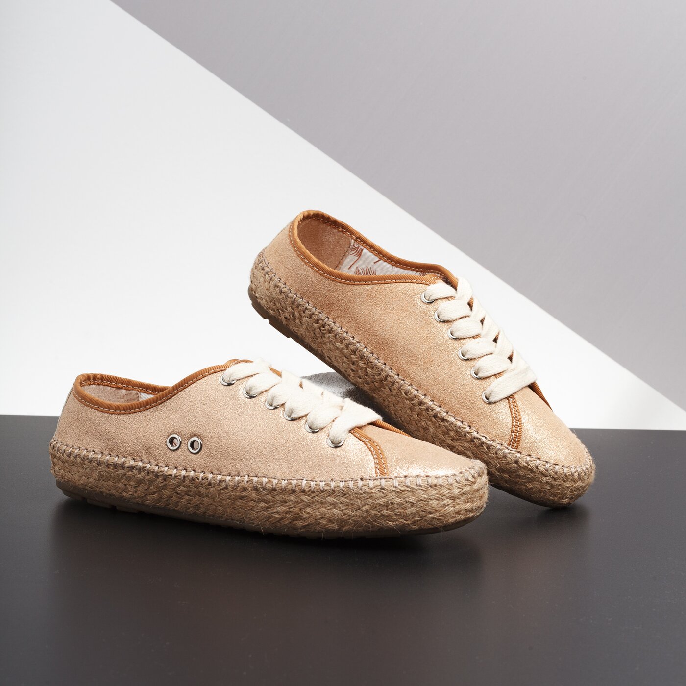 Damskie półbuty EMU AGONIS METALLIC w11963rosegold kolor różowy