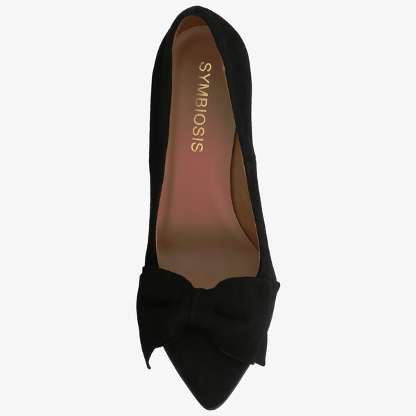 Damskie szpilki / czółenka SYMBIOSIS TAKE A BOW HIGH HEELS  sywc120003 kolor czarny