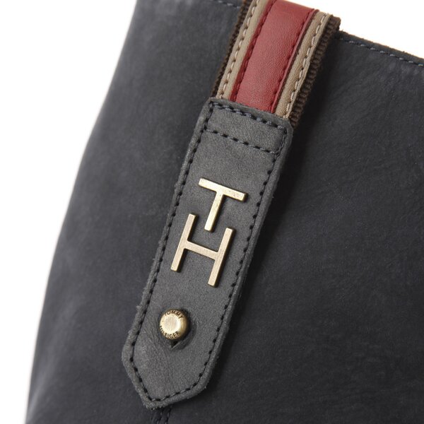 Damskie kozaki TOMMY HILFIGER WILMA 6 A fw56816073403 kolor granatowy