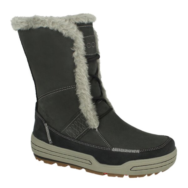 Damskie kozaki ECCO SIBERIA 85252355888 kolor szary