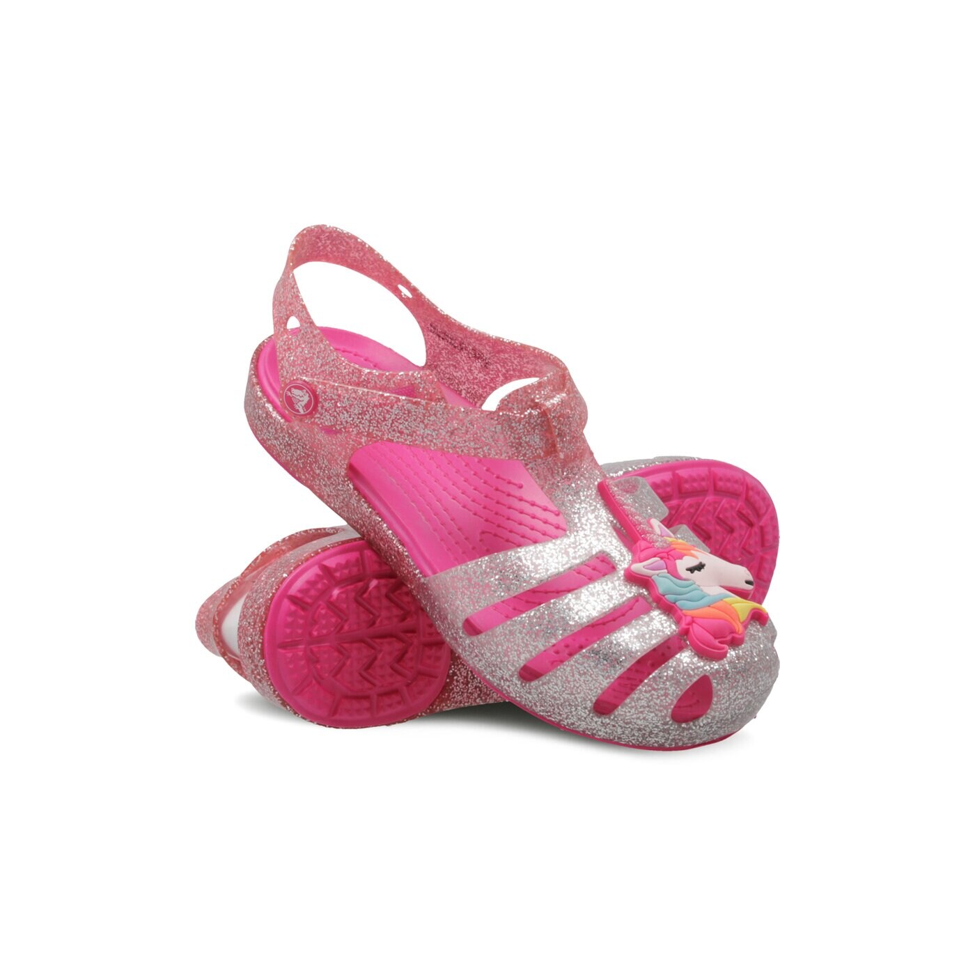 Dziecięce sandały / klapki CROCS ISABELLA CHARM SANDAL K 2055356pdi kolor różowy