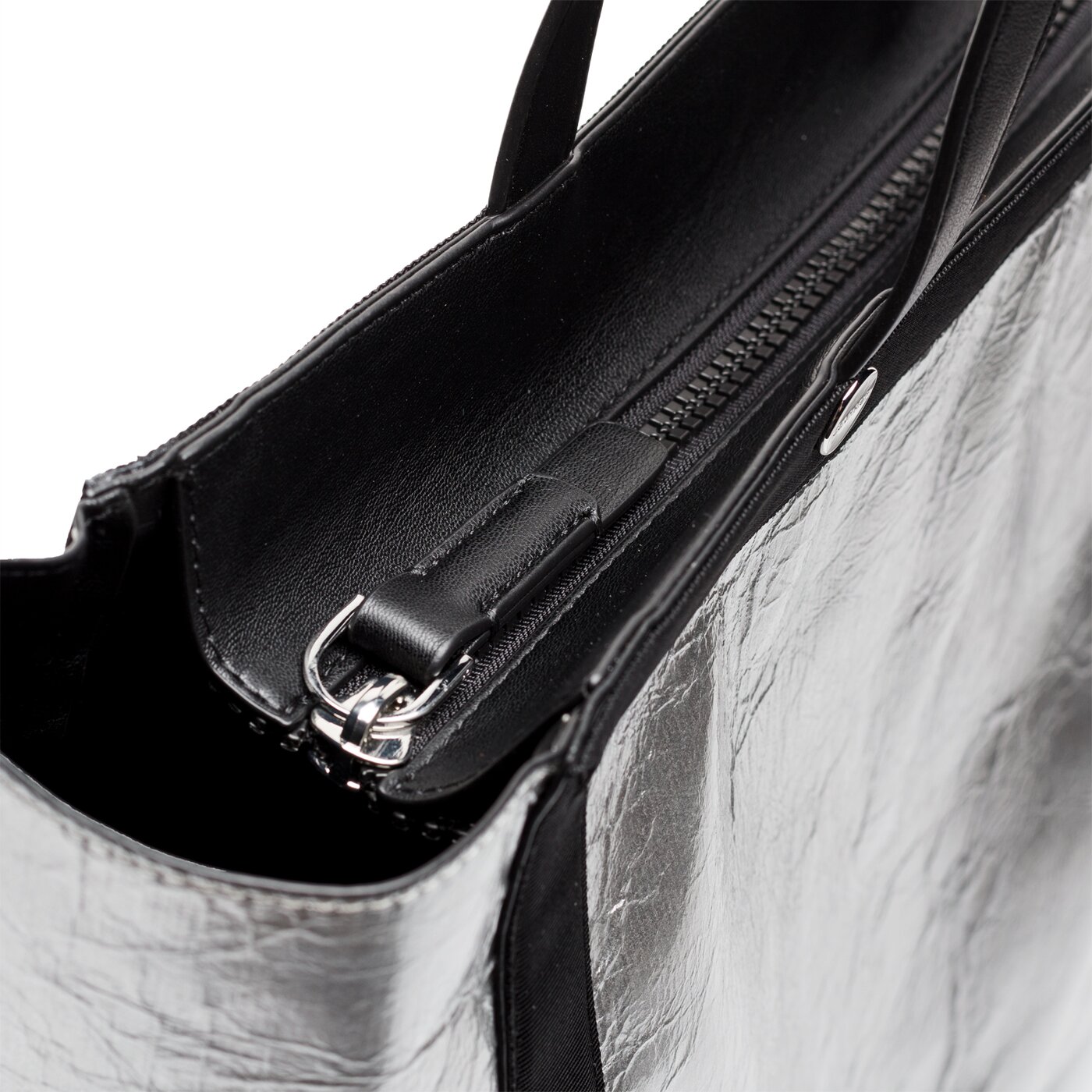 Damska torebka CALVIN KLEIN TOREBKA OUTLINE EW SHOPPER k60k604815910 kolor srebrny