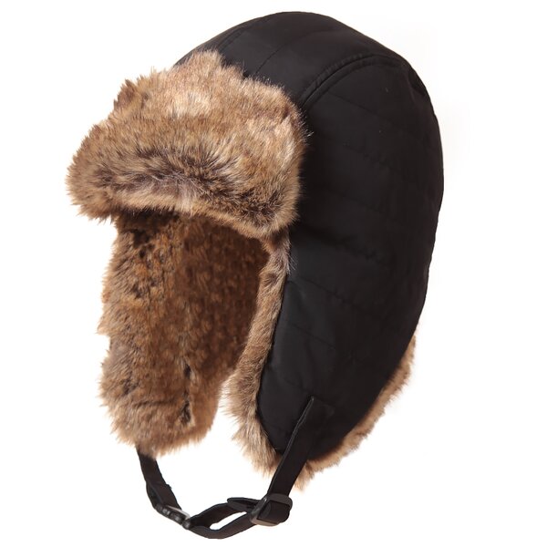 Męska czapka zimowa TIMBERLAND CZAPKA UNISEX NYLON TRAPPER j1825001 kolor czarny