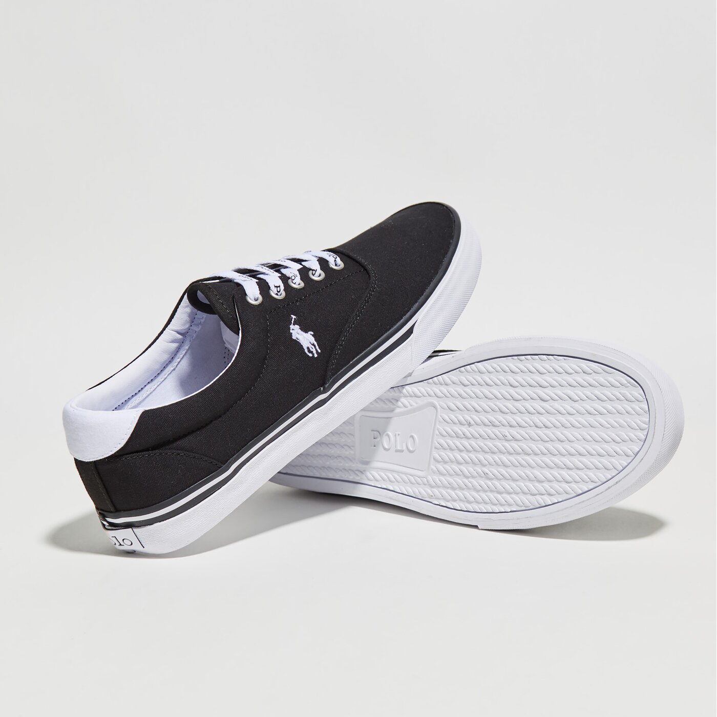 Męskie trampki POLO RL THORTON SNEAKERS VULC  816829748002 kolor czarny