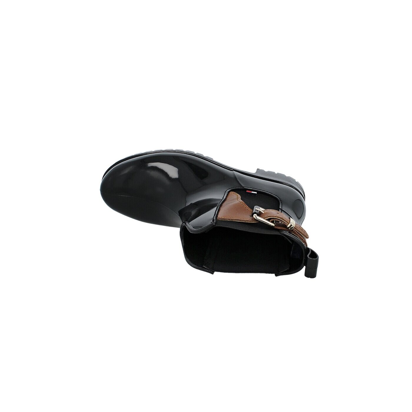 Damskie kalosze (buty gumowe) TOMMY HILFIGER OXLEY 2Z  fw56817778990 kolor czarny