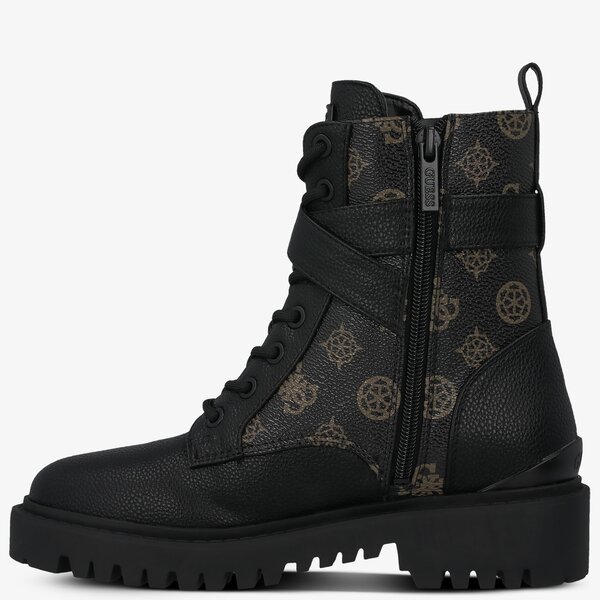 Damskie botki / sztyblety GUESS ORANA fl8onafal10brocr kolor czarny
