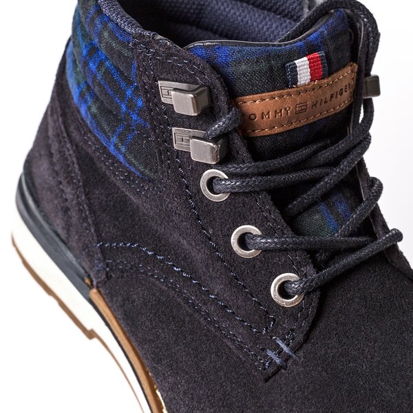 Dziecięce buty za kostkę TOMMY HILFIGER ROVER JR 2B2 fb0fb00080403 kolor granatowy