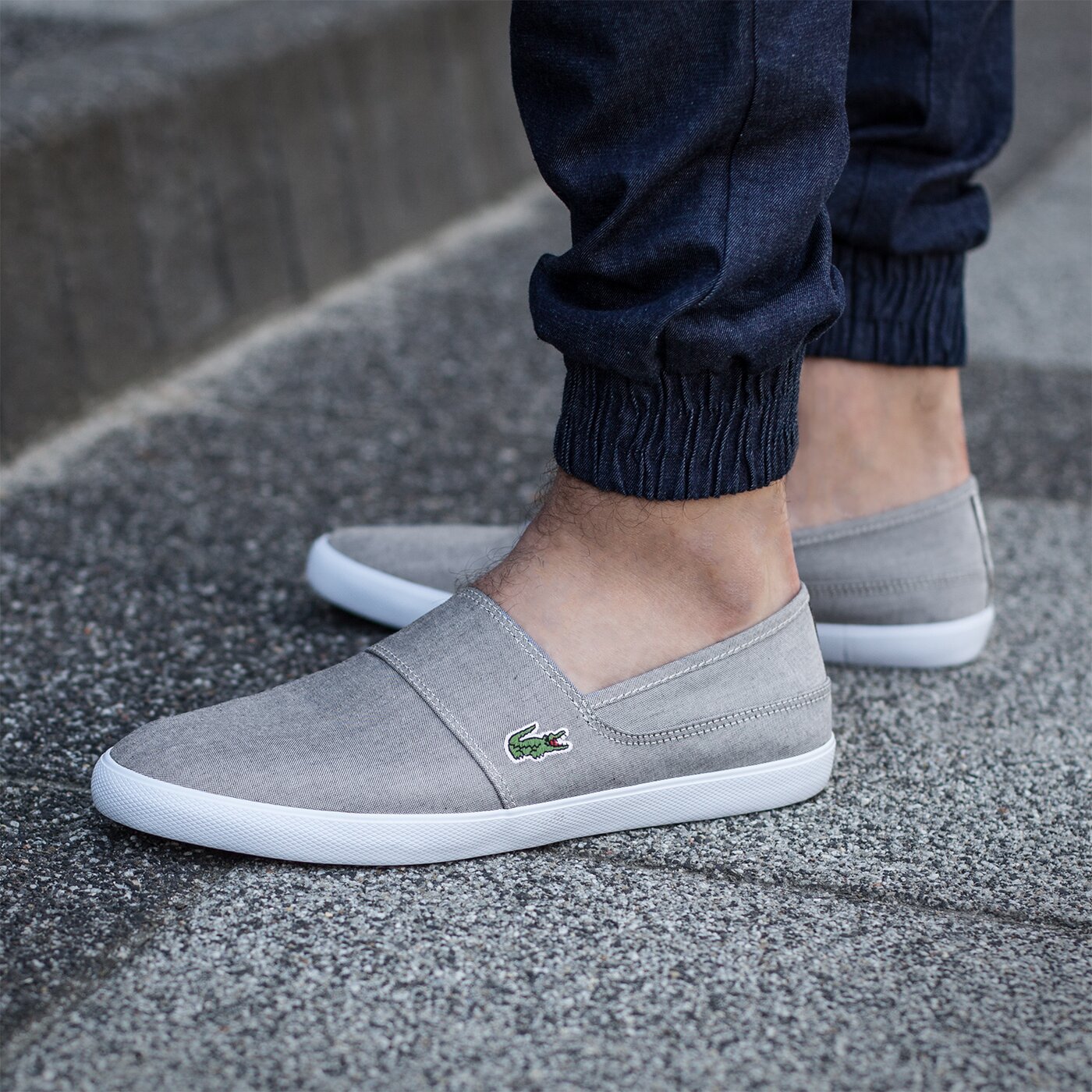 Męskie trampki LACOSTE MARICE 216 1 731spm0055024 kolor szary