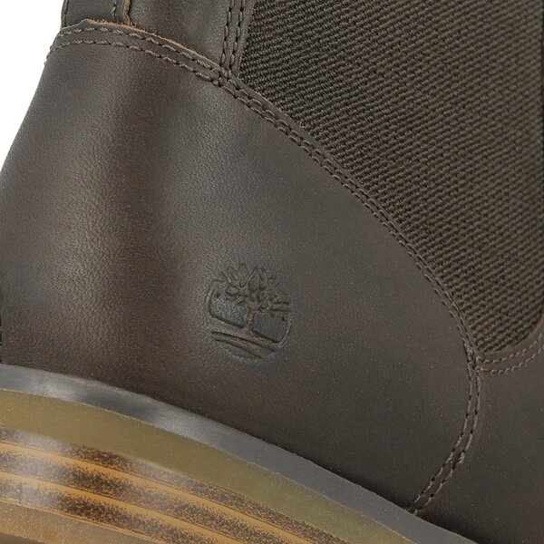 Damskie botki / sztyblety TIMBERLAND MAGBY LOW CHELSEA a1khw kolor brązowy