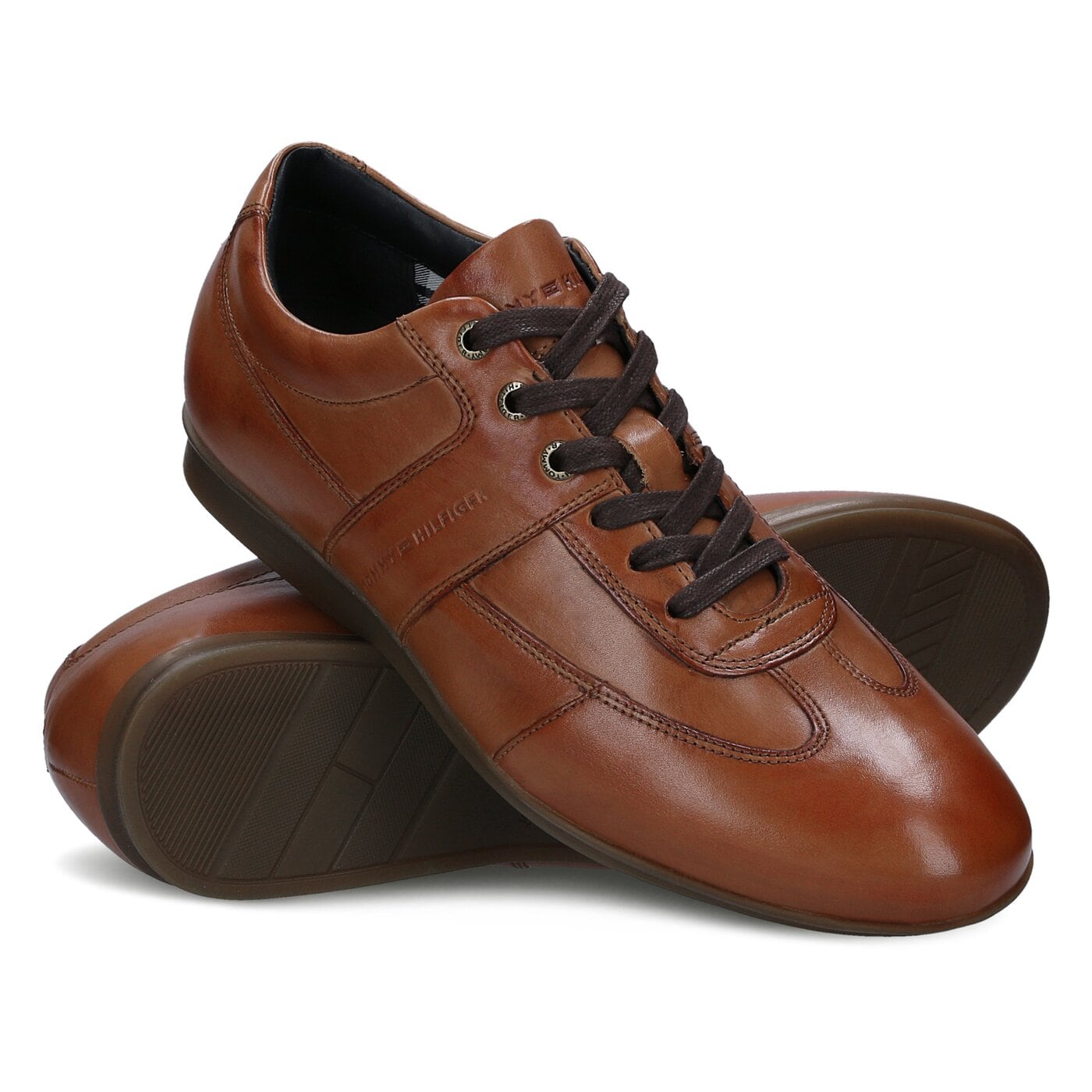 Męskie półbuty TOMMY HILFIGER G2285AVIN 1A fm56821575906 kolor brązowy