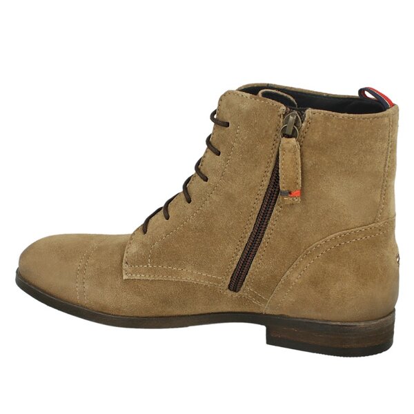 Damskie botki / sztyblety TOMMY HILFIGER BILLIE 5 B  fw56816295955 kolor beżowy