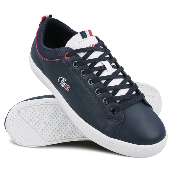 Męskie sneakersy (buty) LACOSTE STRAIGHTSET SP 317 2 734cam0064003 kolor granatowy