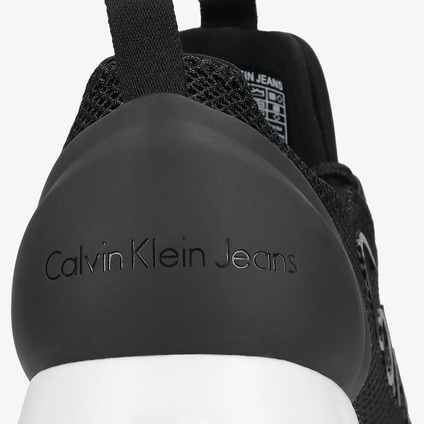 Męskie sneakersy (buty) CALVIN KLEIN RUNNER SNEAKER LACEUP MESH ym0ym00085bds kolor czarny