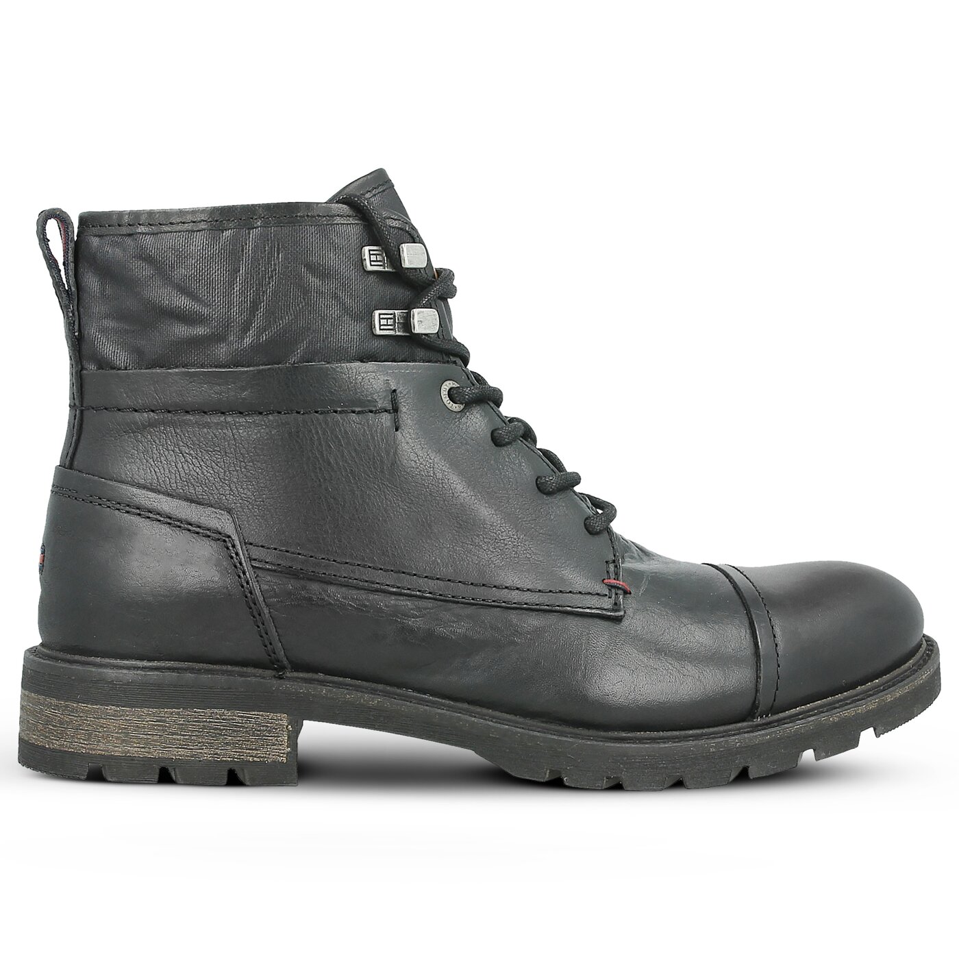 Męskie buty za kostkę TOMMY HILFIGER CURTIS 13A fm0fm00711990 kolor czarny