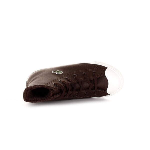 Dziecięce trampki LACOSTE L27 MID CI  724spc43111w7 kolor brązowy