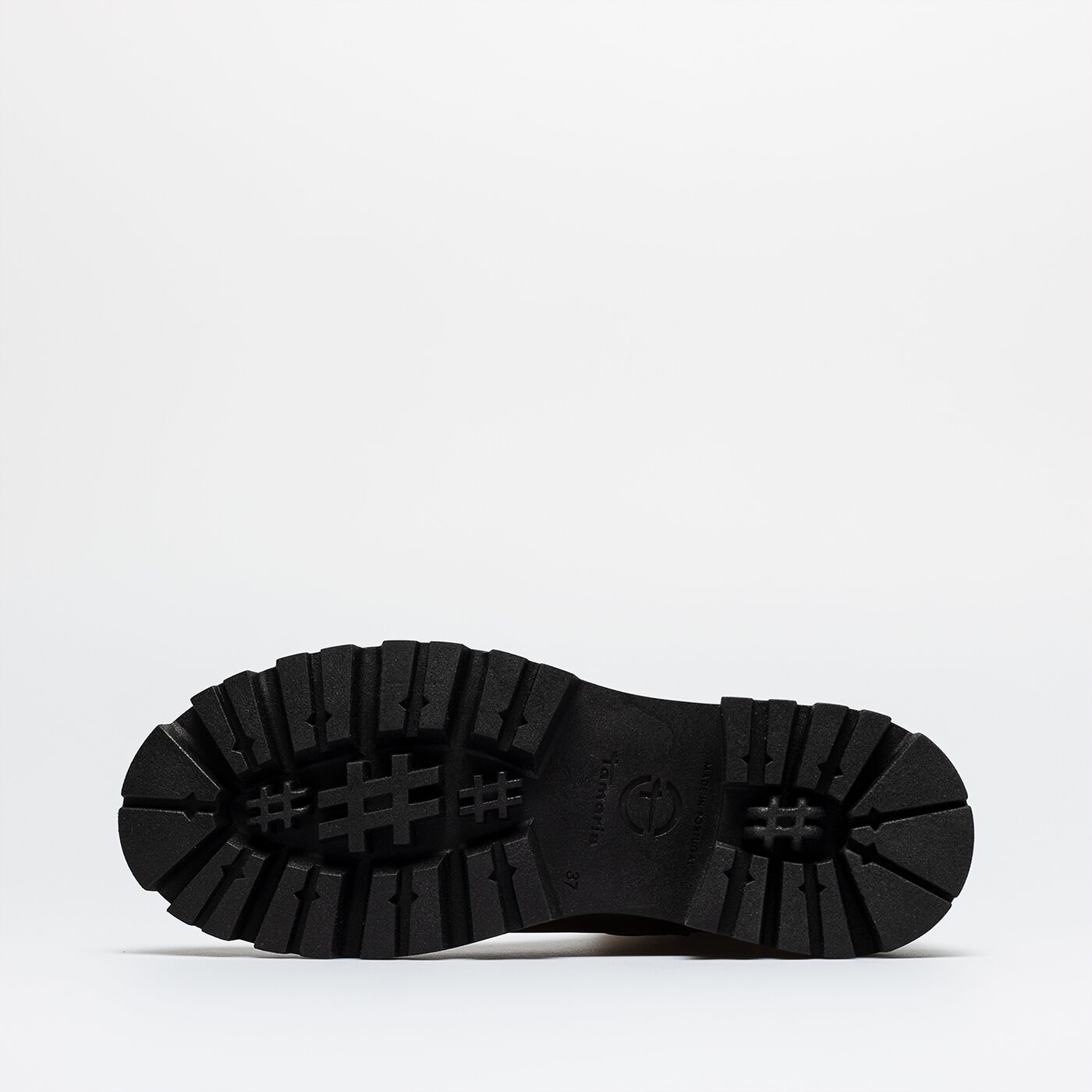 Damskie botki / sztyblety TAMARIS CHELSEA MID 45 OLIVE 1-1-25498-29-722 kolor khaki