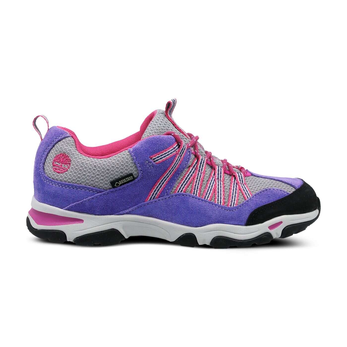 Dziecięce buty outdoor / trekkingowe TIMBERLAND TRAIL FORCE L/F GTX BUNGE a1qg8 kolor różowy