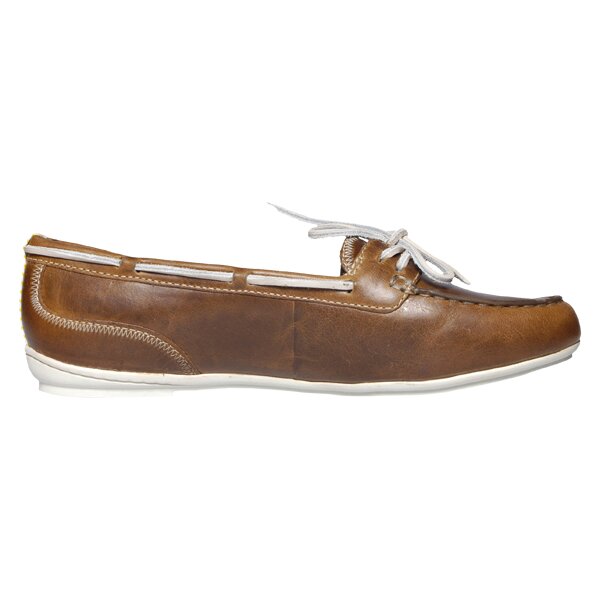 Damskie mokasyny i półbuty TIMBERLAND EK BELLE ISLAND LONG BOAT SHOE 24653 kolor brązowy
