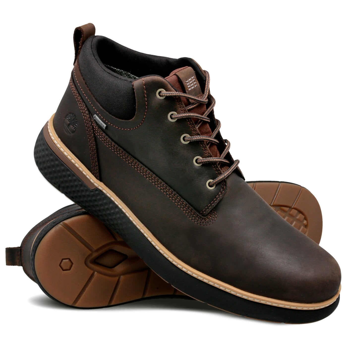 Męskie buty za kostkę TIMBERLAND CROSS MARK GTX CHUKKA tb0a1tql9311 kolor brązowy