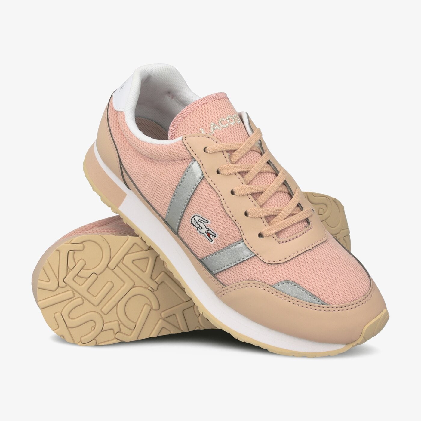 Dziecięce sneakersy (buty) LACOSTE PARTNER 120 1 SUJ 739suj00127f8 kolor różowy