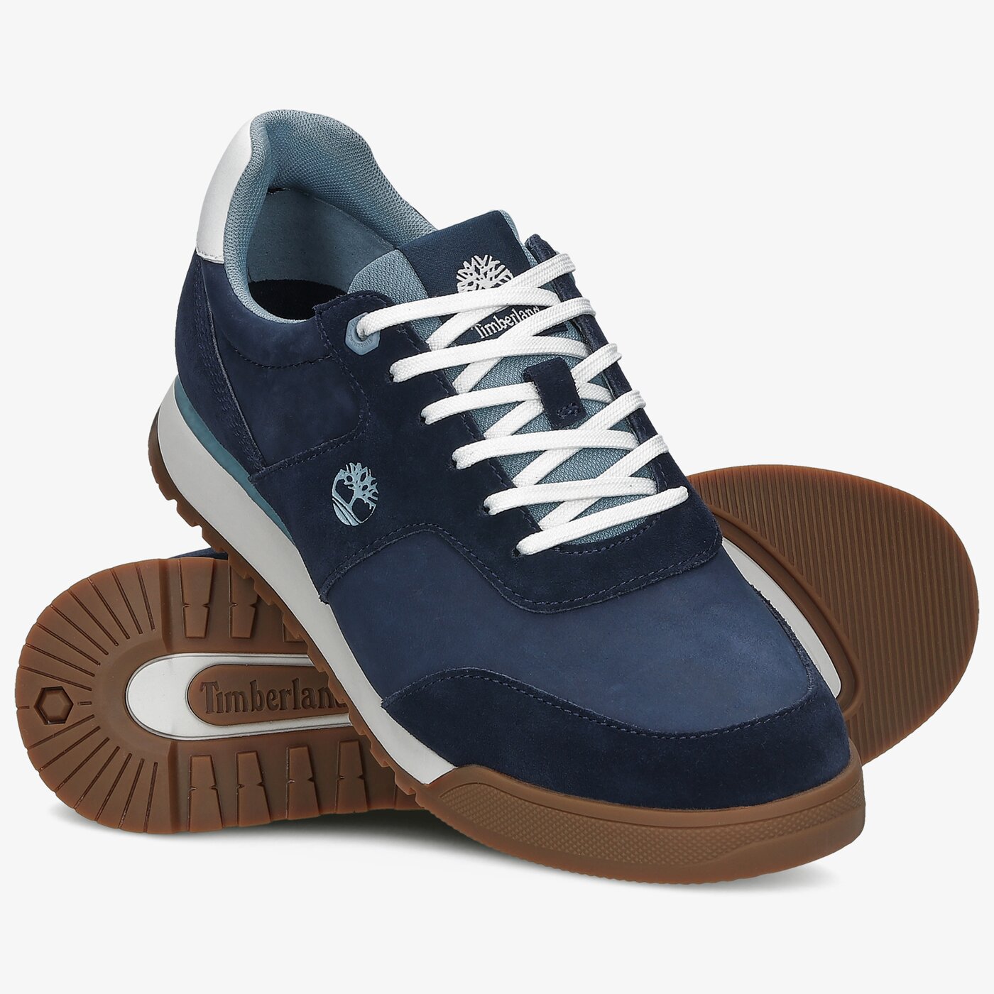 Męskie sneakersy (buty) TIMBERLAND MIAMI COAST LEATHER SNEAKER tb0a22980191 kolor granatowy