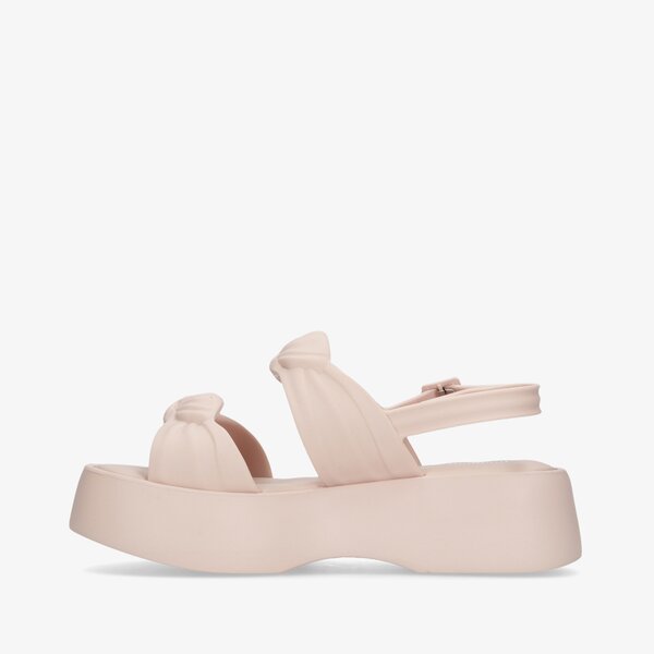 Damskie sandały MELISSA VELVET PLATFORM AD. 3342051653 kolor beżowy