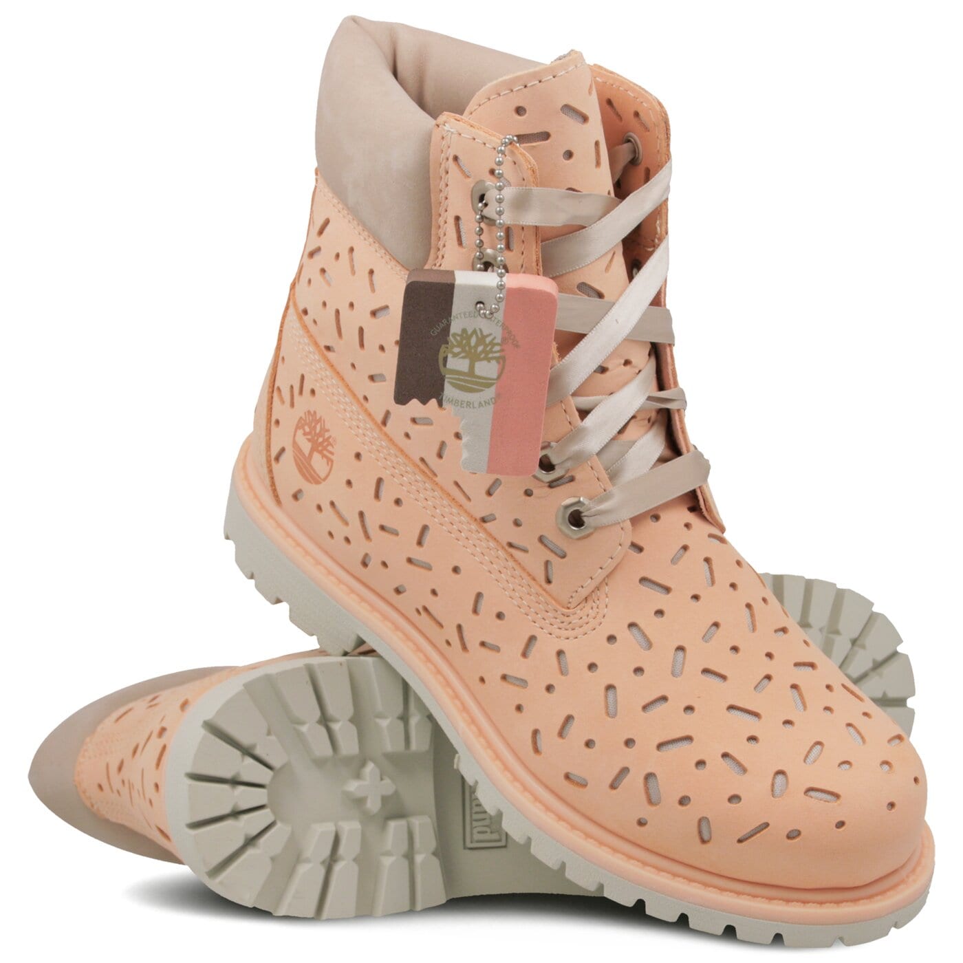 Damskie trapery TIMBERLAND PREMIUM 6 INCH BOOT ICE CREAM  tb0a21jvt491 kolor pomarańczowy
